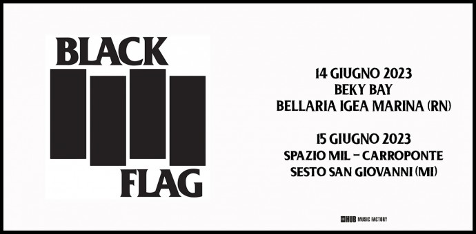 Black Flag: la band simbolo dell'hardcore punk torna in Italia